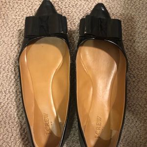 Jcrew patent flats
